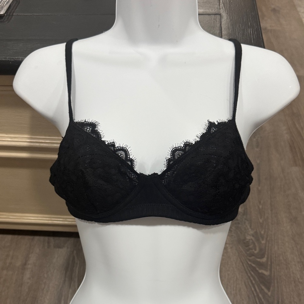 Women’s NWT Black Lace Bra by Aerie Size XS